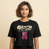 Black Graphic Gummy Tee