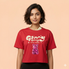 Red Graphic Gummy Tee