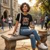 Black Teddy Graphic T-Shirt