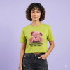 Lime Green Teddy Graphic T-Shirt