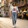 White Teddy Graphic T-Shirt