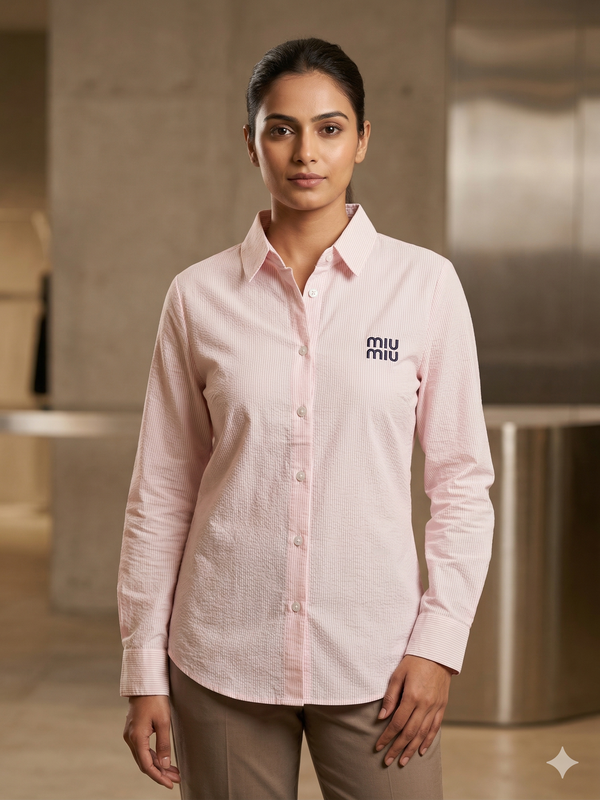 White Stripe Casual Shirt